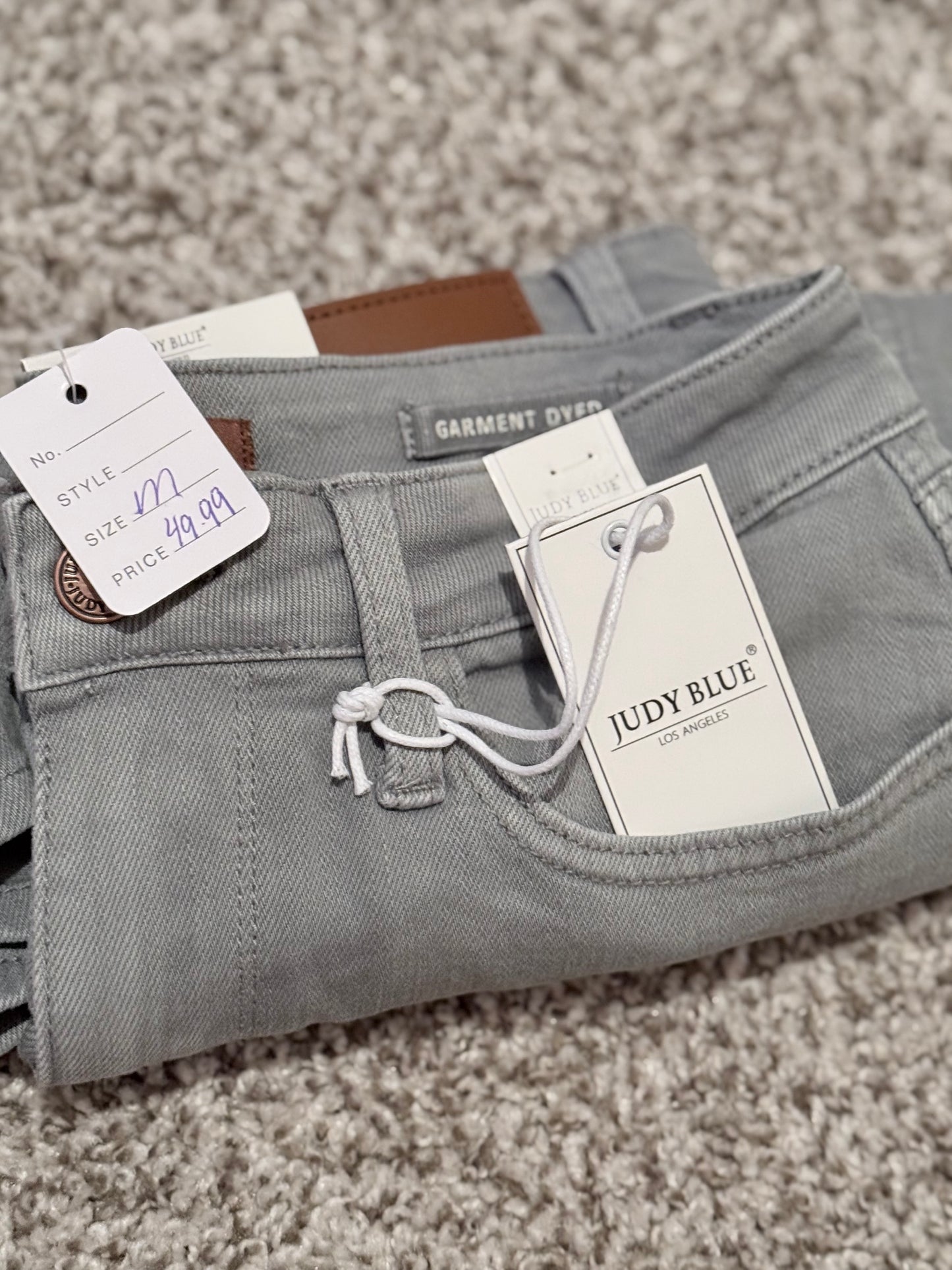 Judy Blue Sage Green Denim Shorts