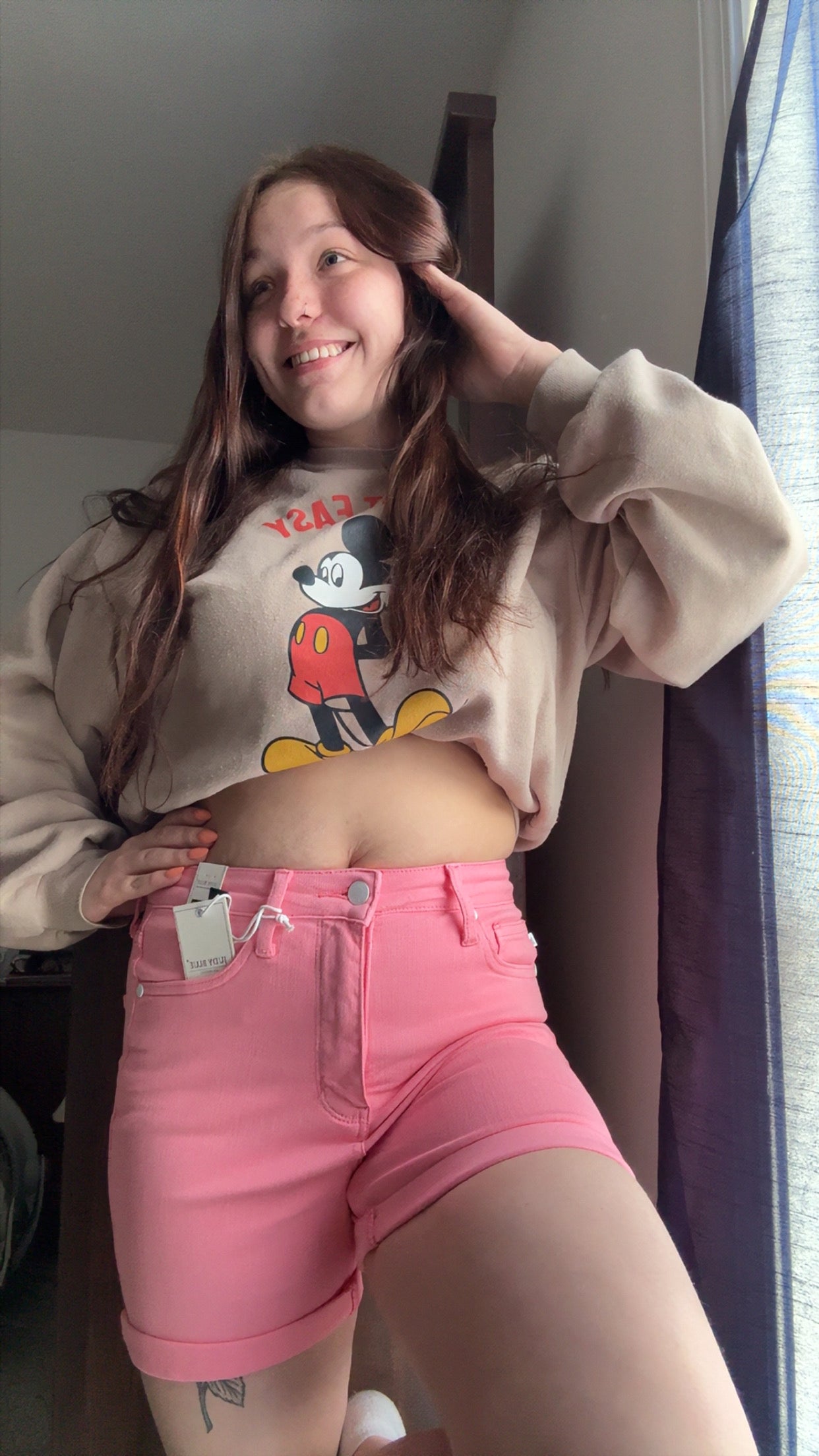 Judy Blue Pink Denim Shorts