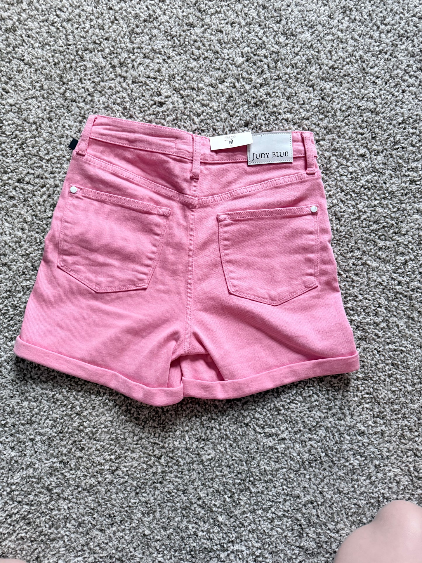 Judy Blue Pink Denim Shorts