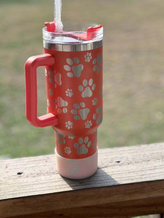Dog Paw Tumbler